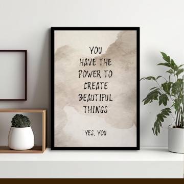 You have the power, αφίσα, κάδρο