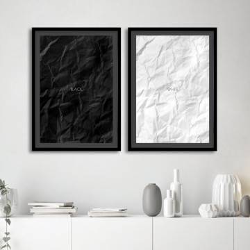 Poster Black & White, 2 panels