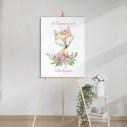 Canvas print baptism, Fox watercolor