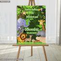 Canvas printVaptism welcome, Jungle animals