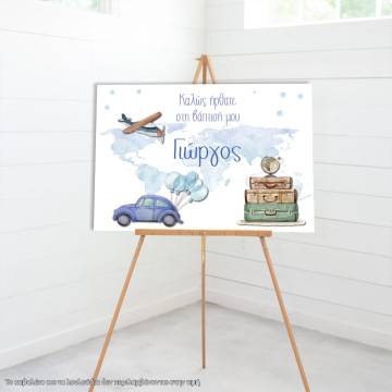 Canvas print Vaptism welcome, travel 2