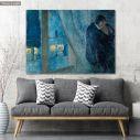 Canvas print Kiss by the window, Munch Edvard
