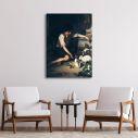 Canvas print The child with the rabbits, Lembesis