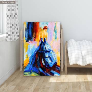 Canvas print Spanish dancer