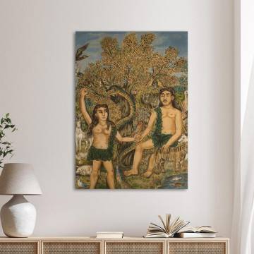 Πίνακας ζωγραφικής Αδάμ και Εύα, Θεόφιλος