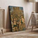 Canvas print Adam and Eve, Theophilos