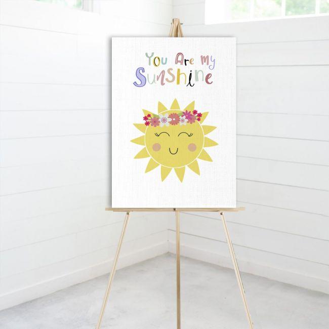 Canvas print welcome to my baptism,Sun