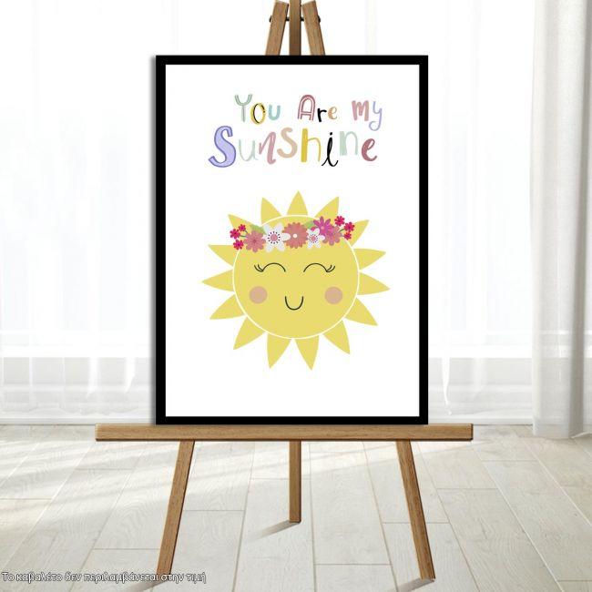 Canvas print welcome to my baptism,Sun