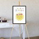 Canvas print welcome to my baptism,Sun