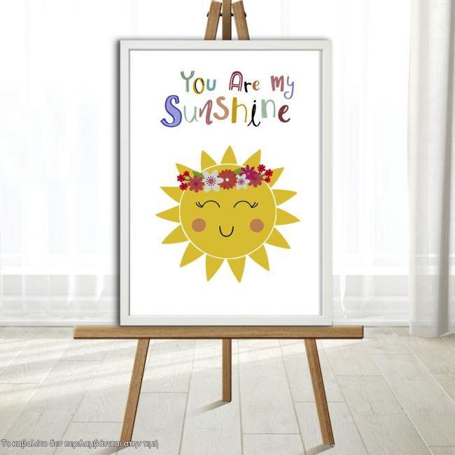 Canvas print welcome to my baptism,Sun