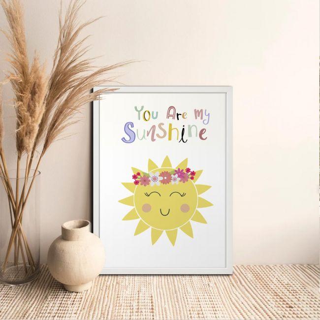 Canvas print welcome to my baptism,Sun
