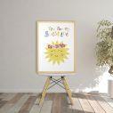 Canvas print welcome to my baptism,Sun