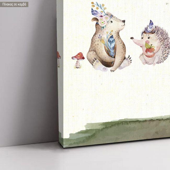 Canvas printwelcome to my baptism , Woodland memories ||