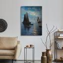 Canvas print Sailing in the moonlight, Grivas L
