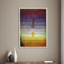 Canvas print Separation in the evening, Klee P