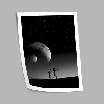 It's a big world Morty, poster 2