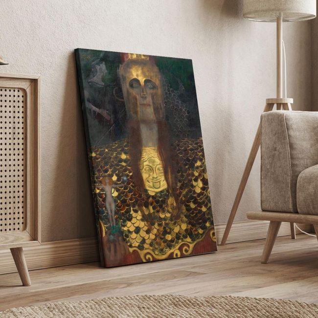 Πίνακας ζωγραφικής Παλλάδα Αθηνά detail, Klimt Gustav