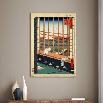 Πίνακας ζωγραφικής Asakusa ricefields, Hiroshige U.