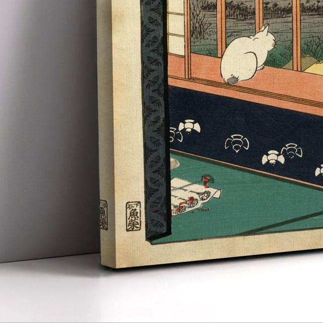 Canvas print Asakusa ricefields, Utagawa Hiroshige