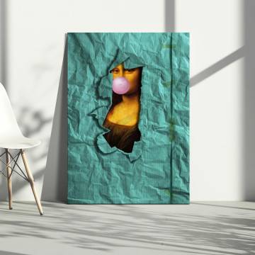 Canvas print Mona Lisa, gift wrap