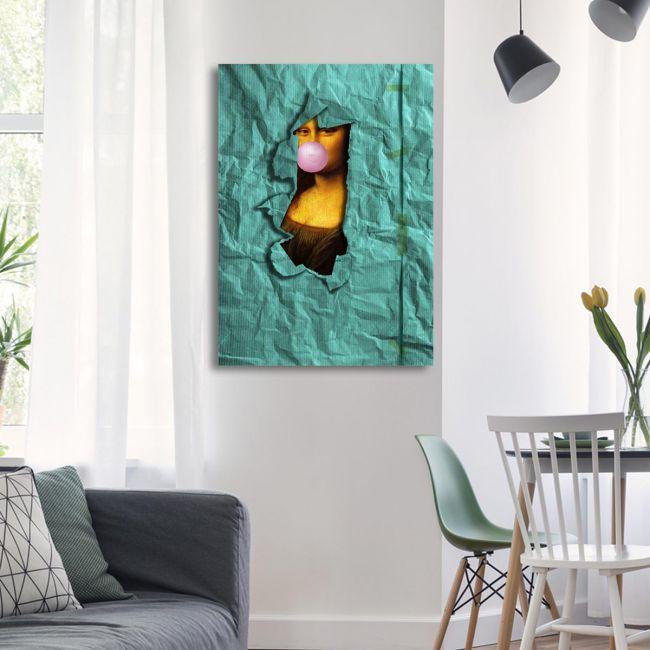 Canvas print Mona Lisa, gift wrap