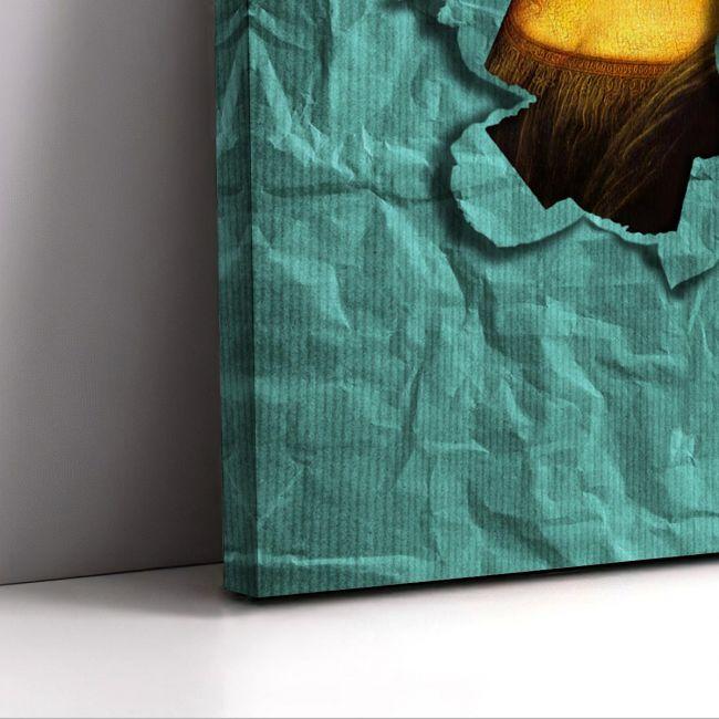 Canvas print Mona Lisa, gift wrap