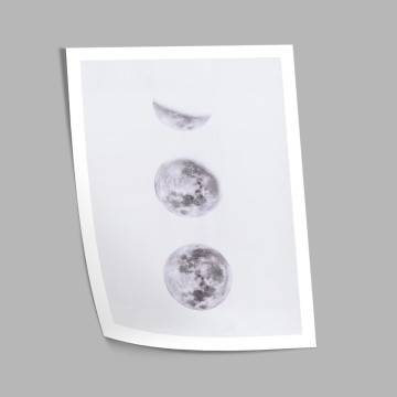 Moon phases, κάδρο, μαύρη κορνίζα 2