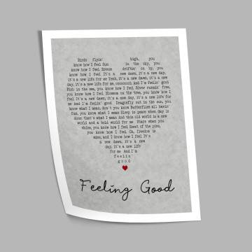 Feeling good (in gray heart), poster 2
