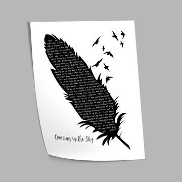 Dancing in the sky (in feather), poster 2