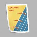 Sunshine and surf, poster