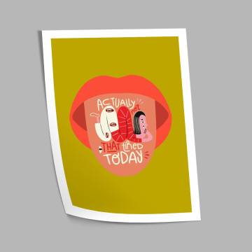 Not that tired today, poster 2