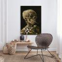Πίνακας ζωγραφικής Head of a skeleton with a burning cigarette, Vincent van Gogh