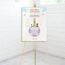 Canvas print welcome to my baptism,little prince and planet