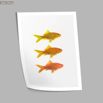 Gold fish painting, poster 2