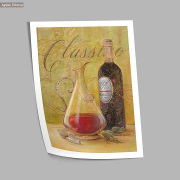 Wine art I, κάδρο, μαύρη κορνίζα 2