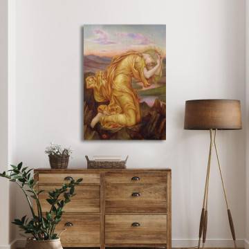 Canvas print Demeter mourning for Persephon Evelyn De Morgan Framed canvas View 1 2