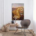 Canvas print Demeter mourning for Persephon, Evelyn De Morgan