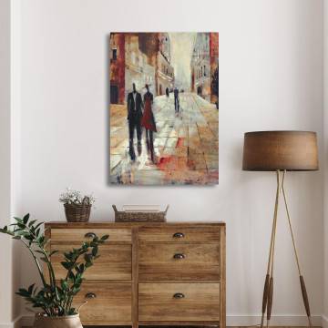 Canvas print City streets I Framed canvas View 1 2