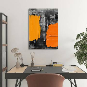 Πίνακας σε καμβά Vertical and horizontal abstract Καμβάς τελαρωμένος Όψη 1 2