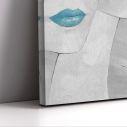 Πίνακας σε καμβά, Lips and colours, κάθετος 