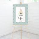 Canvas print baptism , Teepee tent