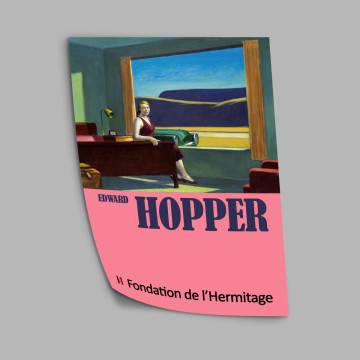 Αφίσα Έκθεσης Western motel, Hopper E, αφίσα, κάδρο 2