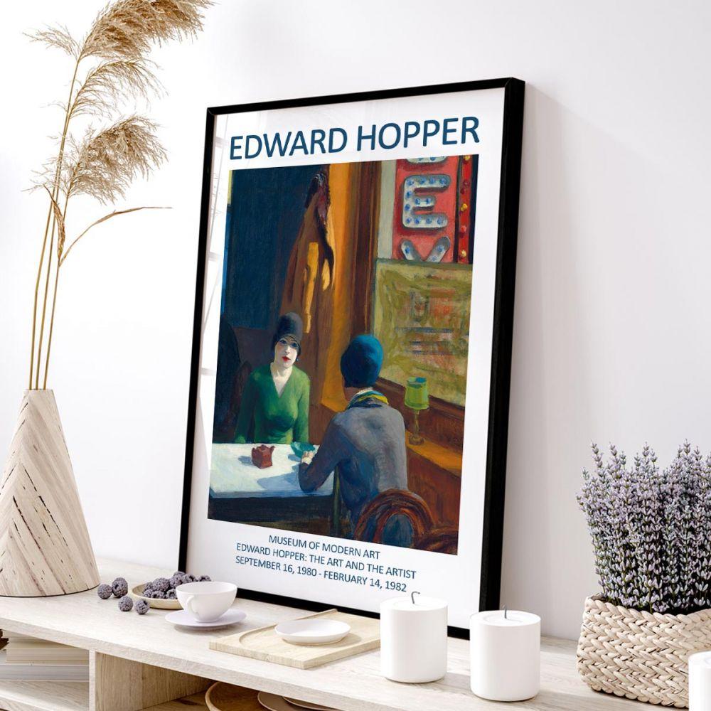 Exhibition Poster Chop suey, Hopper E