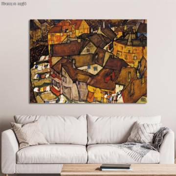 Πίνακας ζωγραφικής Crescent of houses, Schiele E.