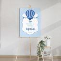 Canvas print Hot air Balloon, polka dots