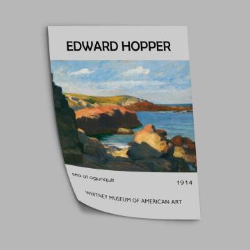 Exhibition Poster Sea at Ogunquit, Hopper E 2