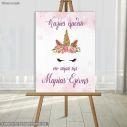 Canvas print birthday party, Unicorn