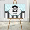 Canvas print Welcome to Baptism , Moustache papillon