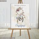 Canvas printwelcome to my baptism , Dream catcher watercolor i