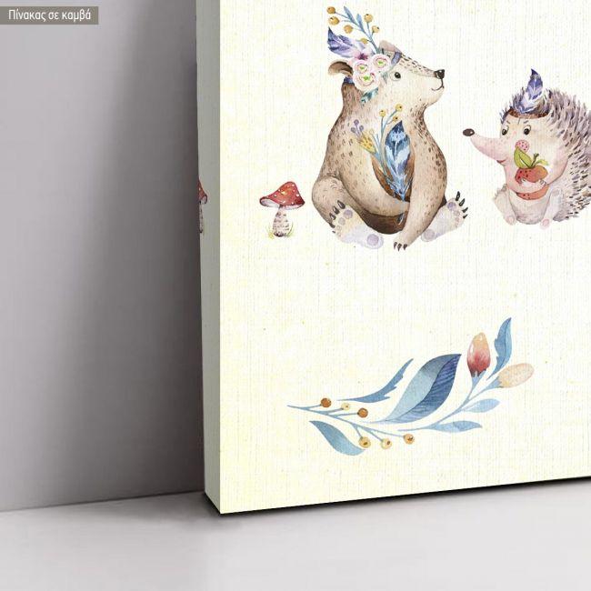 Canvas printwelcome to my baptism , Woodland memories